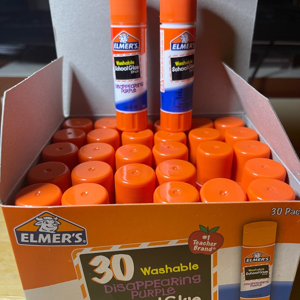Elmer's All Purpose School Glue Sticks, Washable,